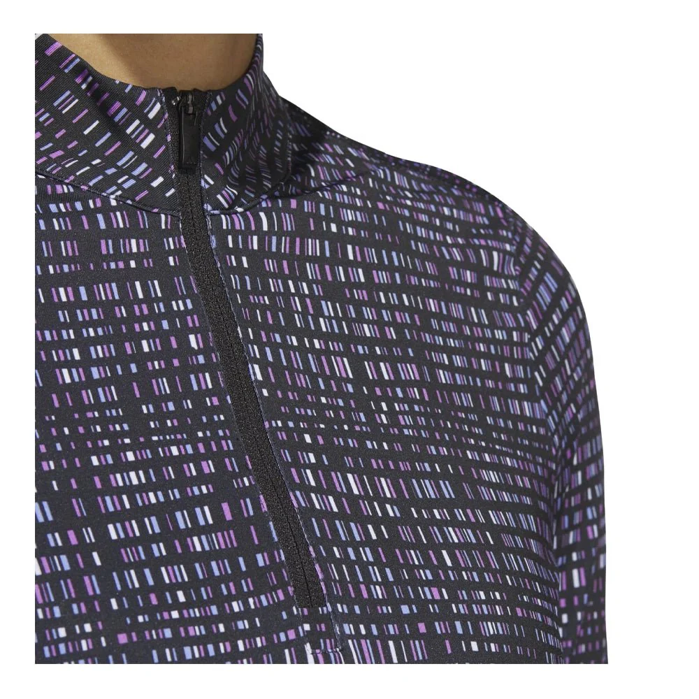 Adidas Women's Ultimate365 Printed 1/4 Zip Golf Mock - 2024 - Image 4