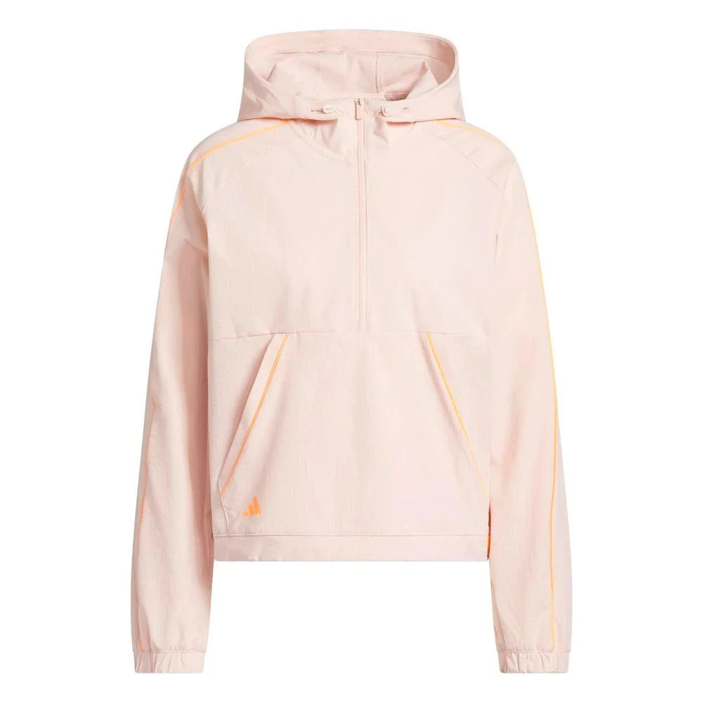 Adidas Women's Ultimate365 Seersucker Quarter-Zip Golf Jacket
