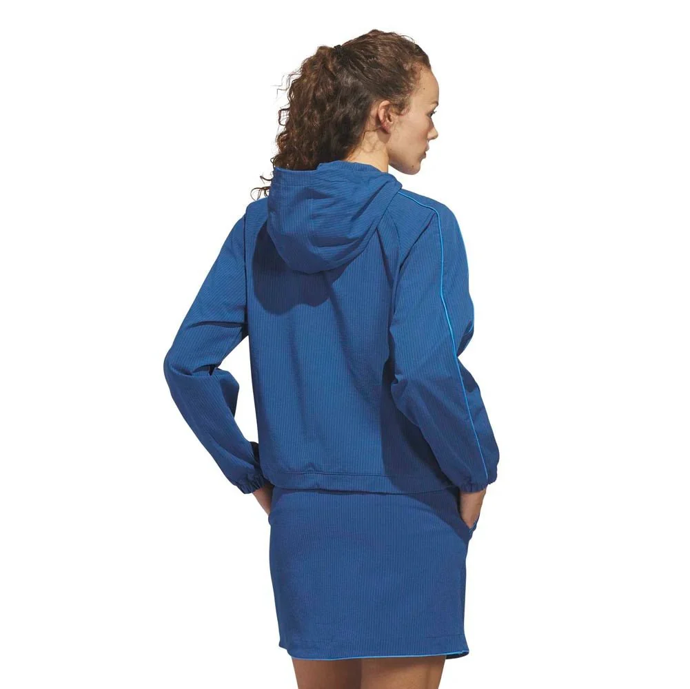 Adidas Women's Ultimate365 Seersucker Quarter-Zip Golf Jacket - Image 8