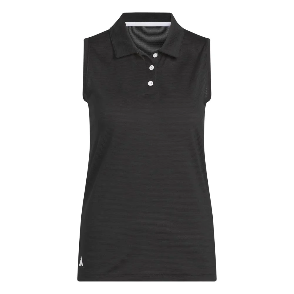 Adidas Women's Ultimate365 Solid Ottoman Sleeveless Golf Polo