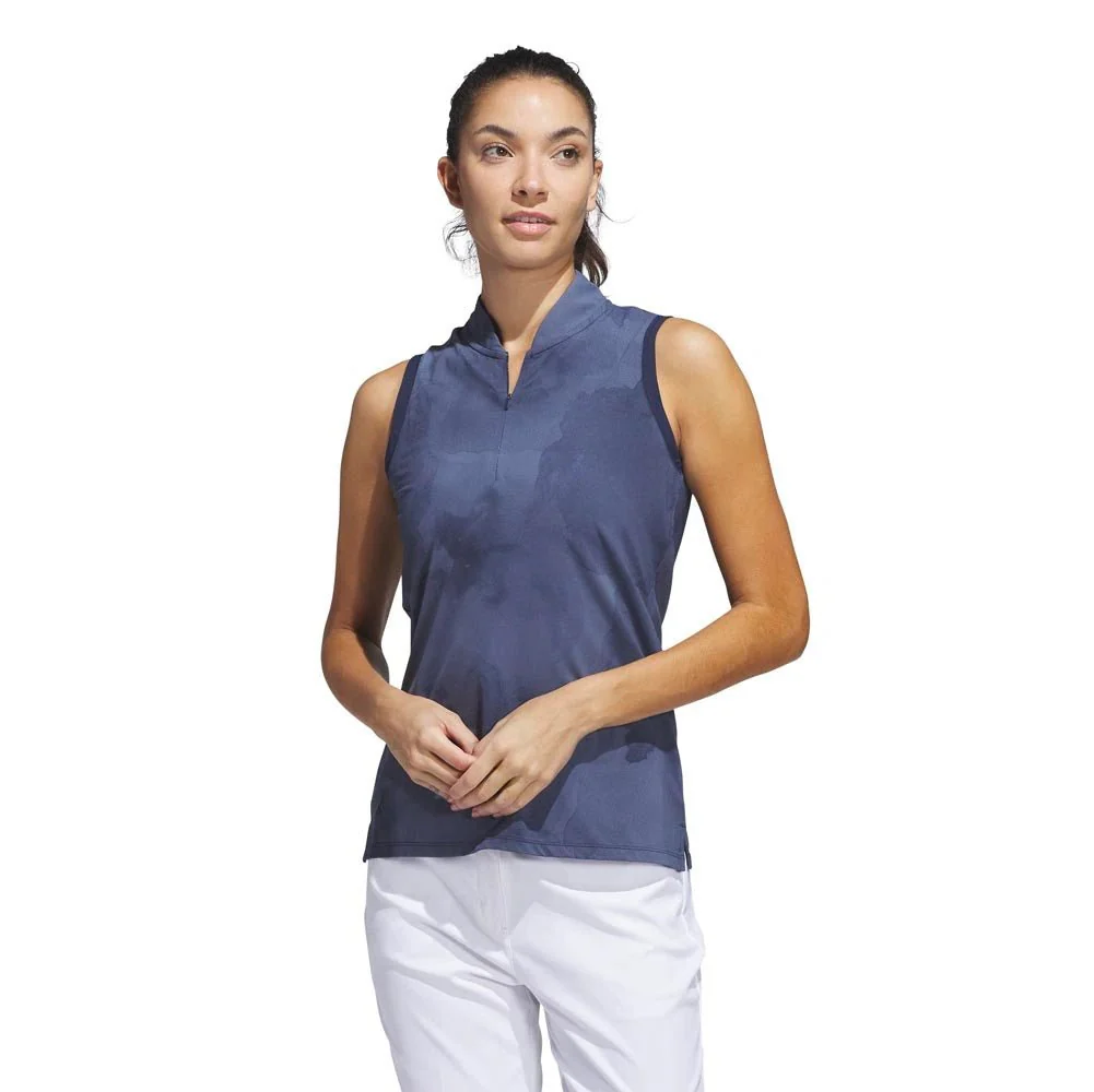 Adidas Women's Ultimate365 Tour Sleeveless Golf Polo - Image 2