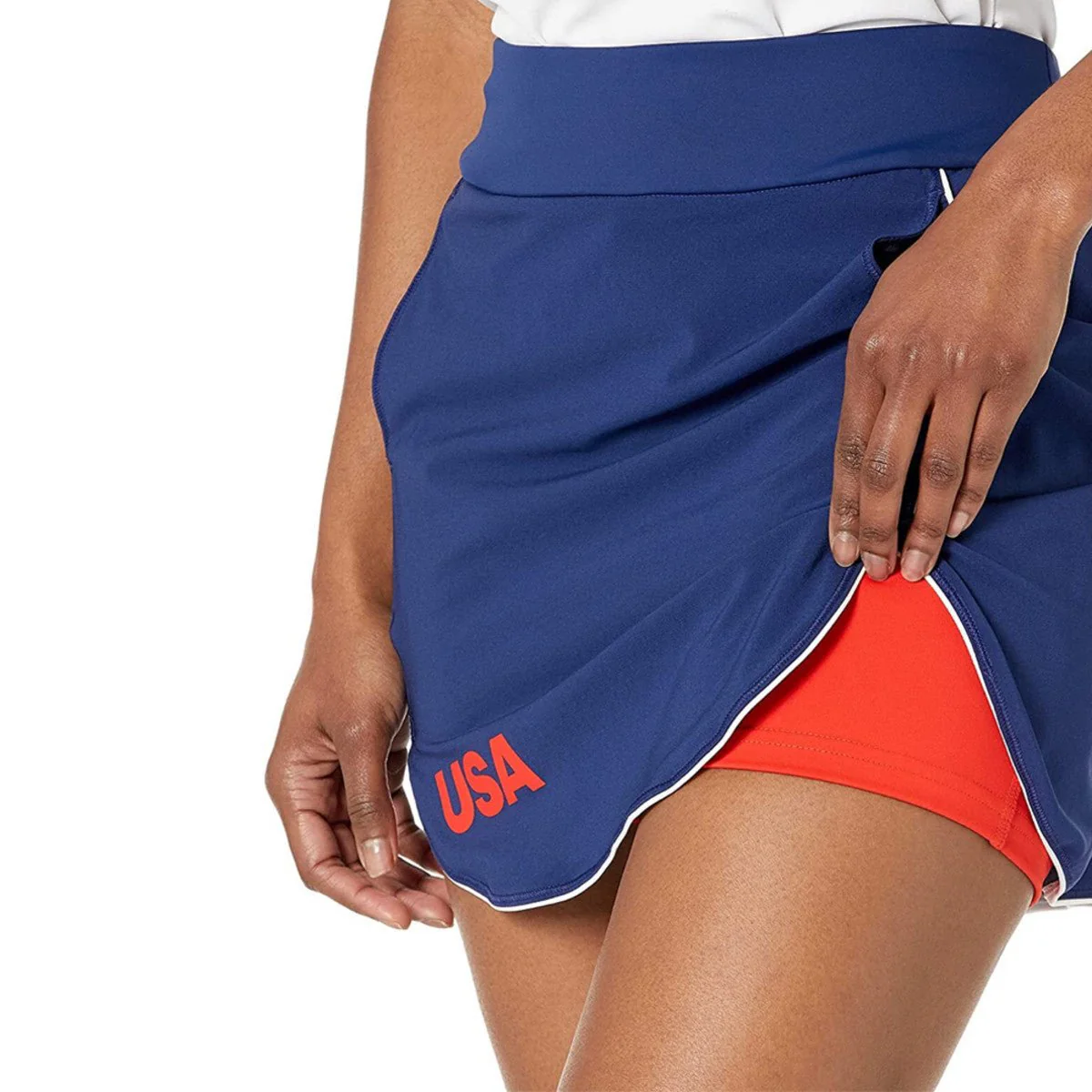 Adidas Women's USA Solid Skort - Image 5