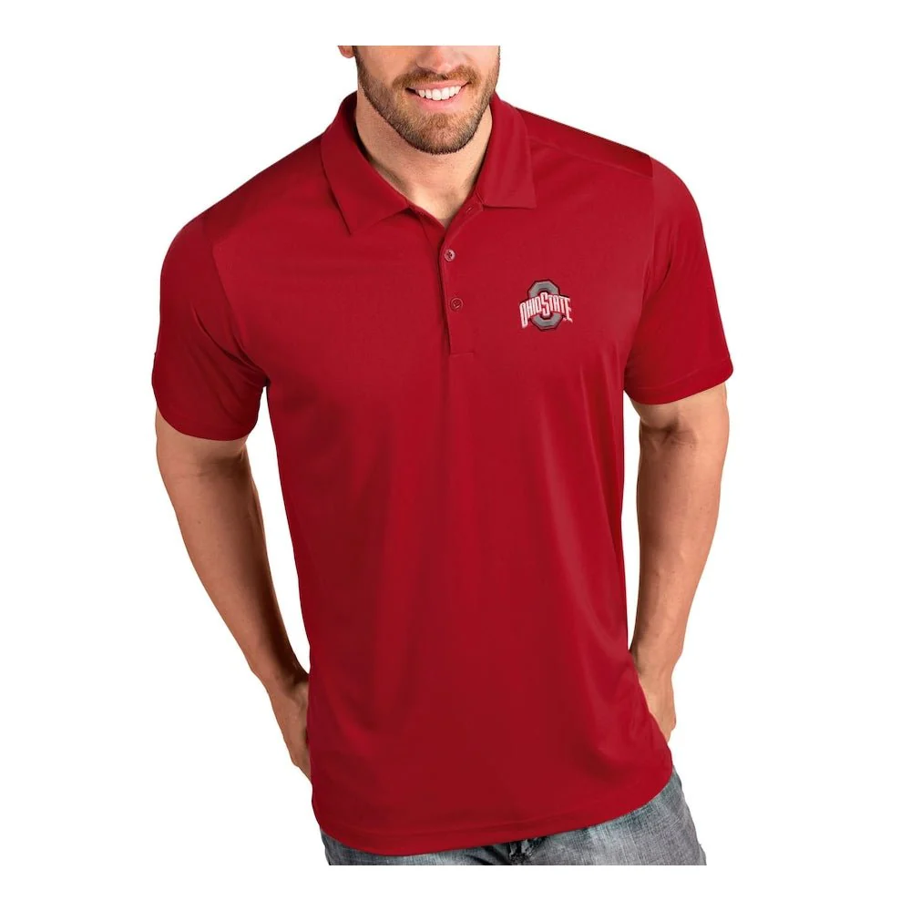 Antigua Ohio State University NCAA Tribute Golf Polo - Image 4