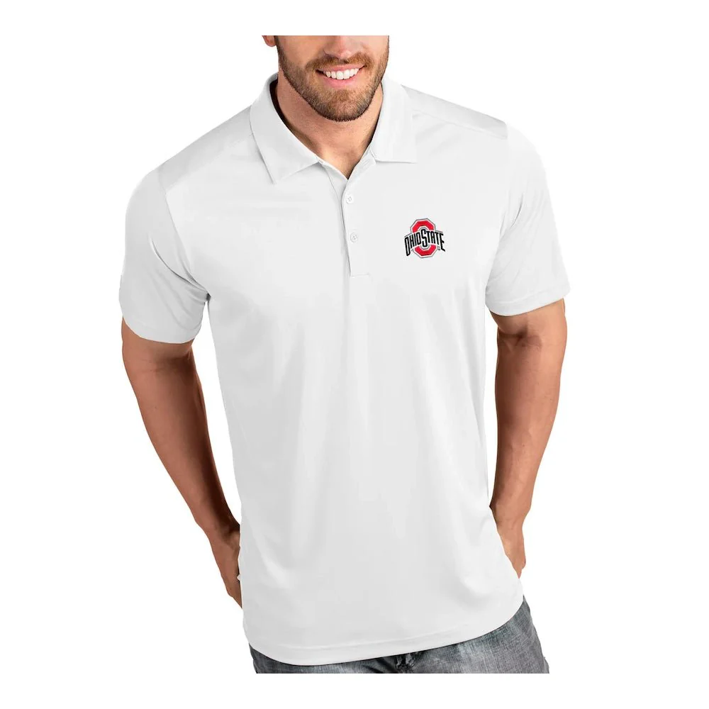 Antigua Ohio State University NCAA Tribute Golf Polo - Image 7
