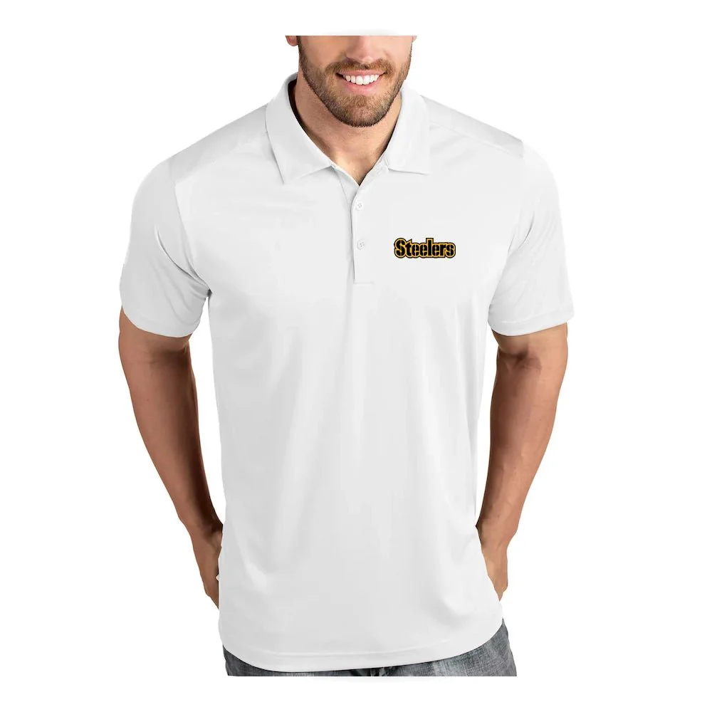 Antigua Pittsburgh Steelers NFL Tribute Golf Polo - Image 4