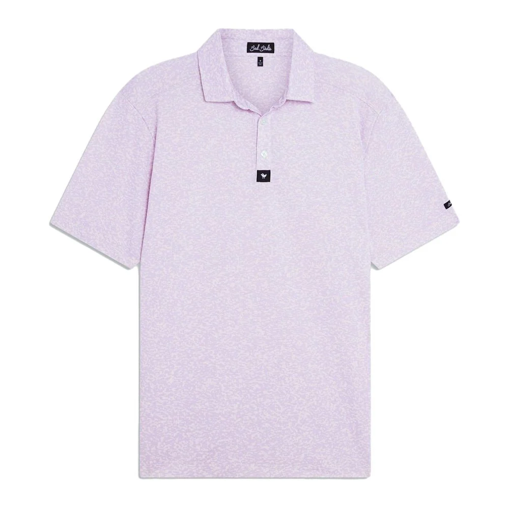 Bad Birdie Abyss Purple Pique Golf Polo
