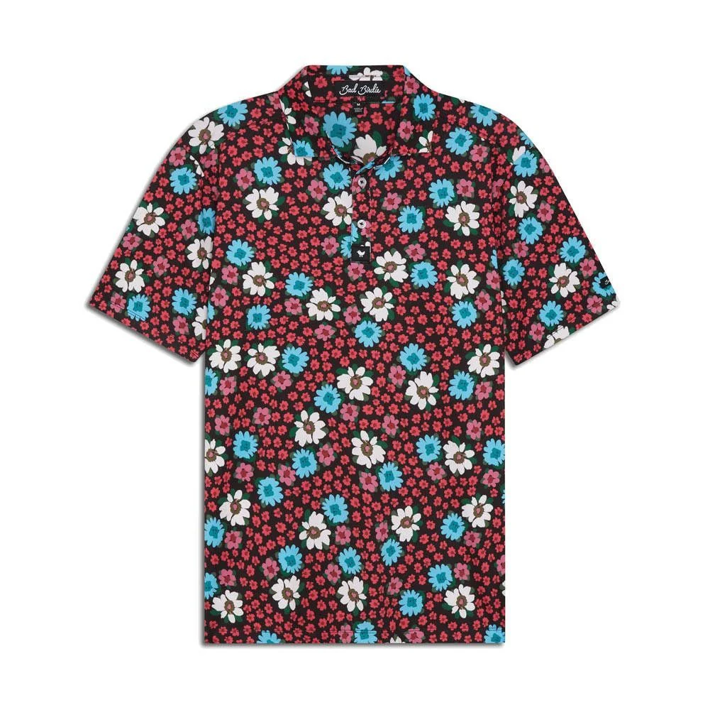 Bad Birdie Austin Flowers Polo