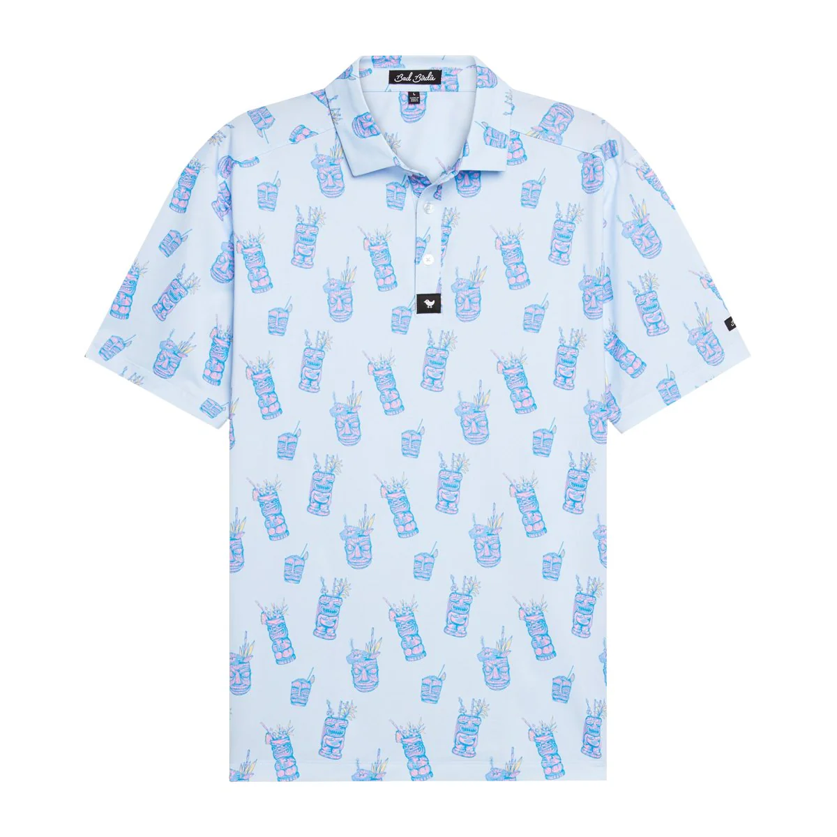 Bad Birdie Let's Get Tiki Polo