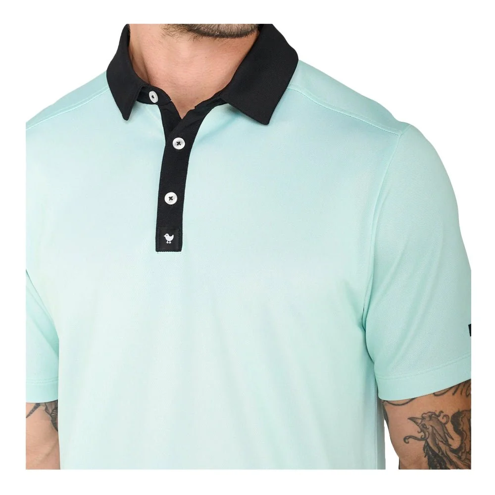 Bad Birdie Mint Pique Golf Polo - Image 4