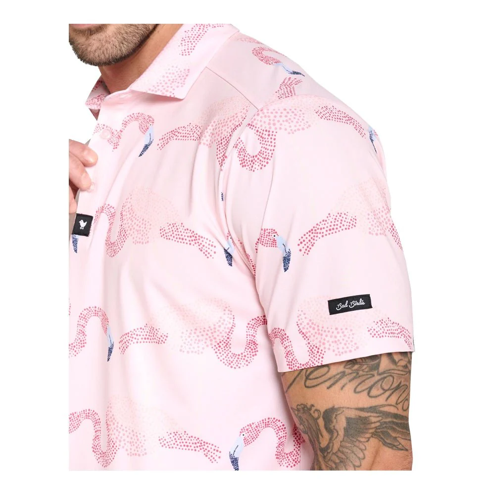Bad Birdie Pinky Promise Golf Polo - Image 4