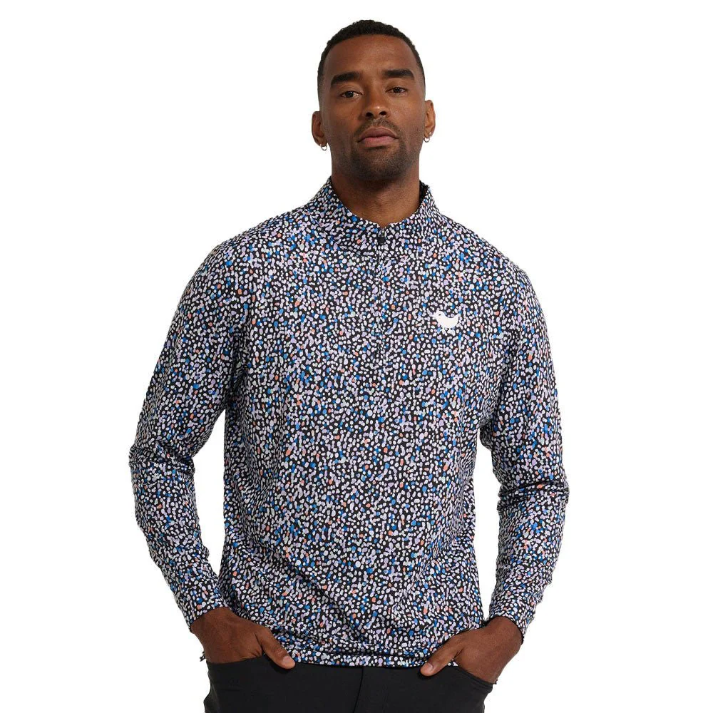 Bad Birdie Printed Golf Quarterzip - Drip Zip