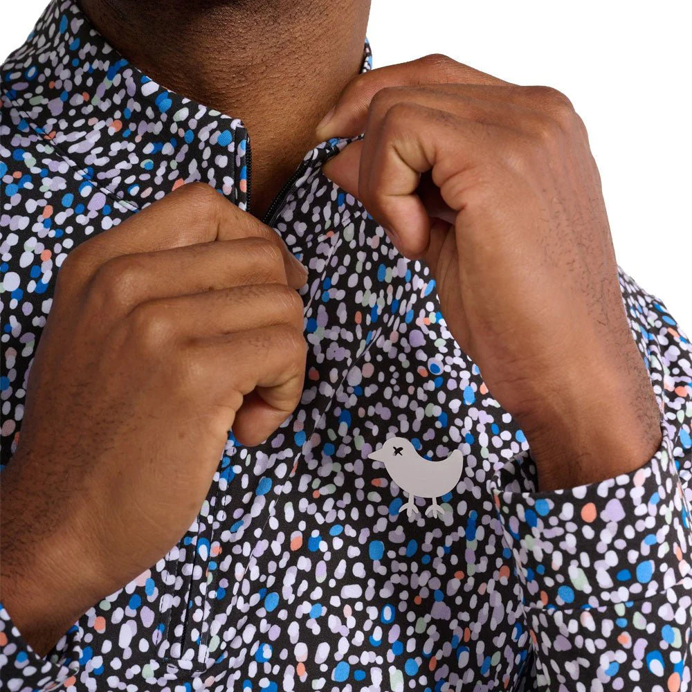 Bad Birdie Printed Golf Quarterzip - Drip Zip - Image 3