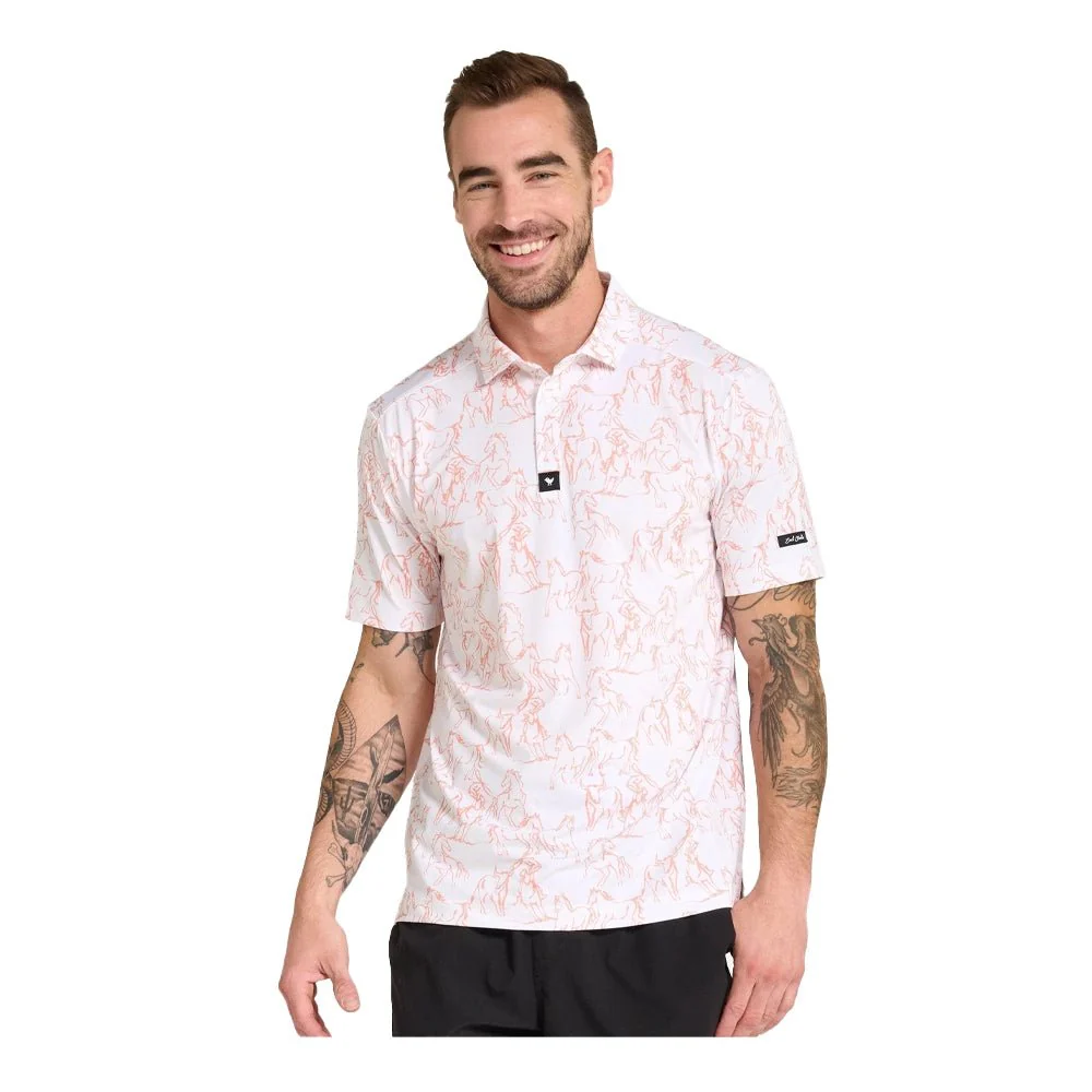 Bad Birdie Wild Horses Golf Polo - Image 2