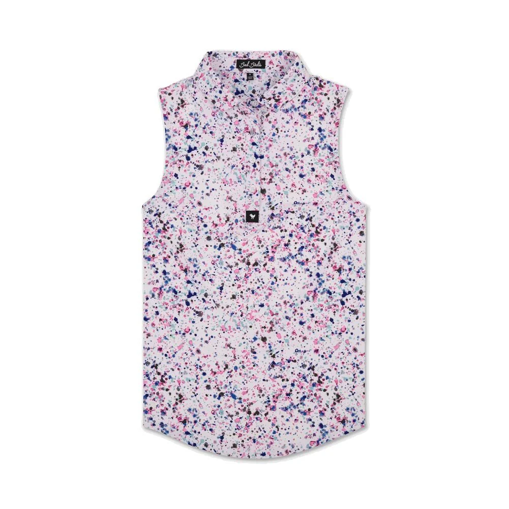 Bad Birdie Women's Paint Splatter 3.0 Golf Polo