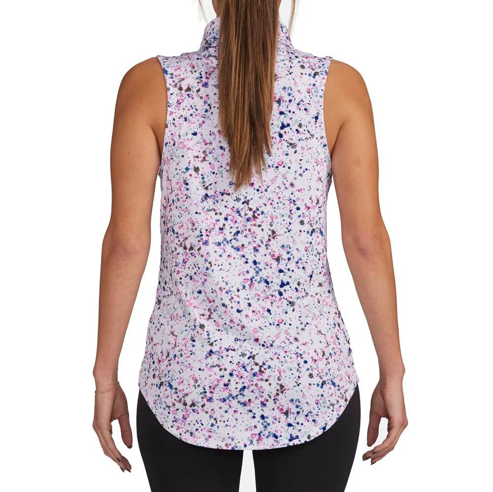 Bad Birdie Women's Paint Splatter 3.0 Golf Polo - Image 3