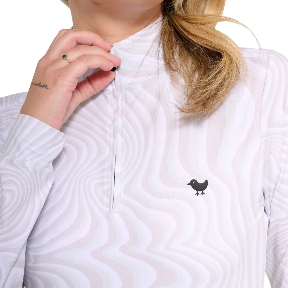 Bad Birdie Women's Printed Quarterzip - Yung Wavy - Image 3