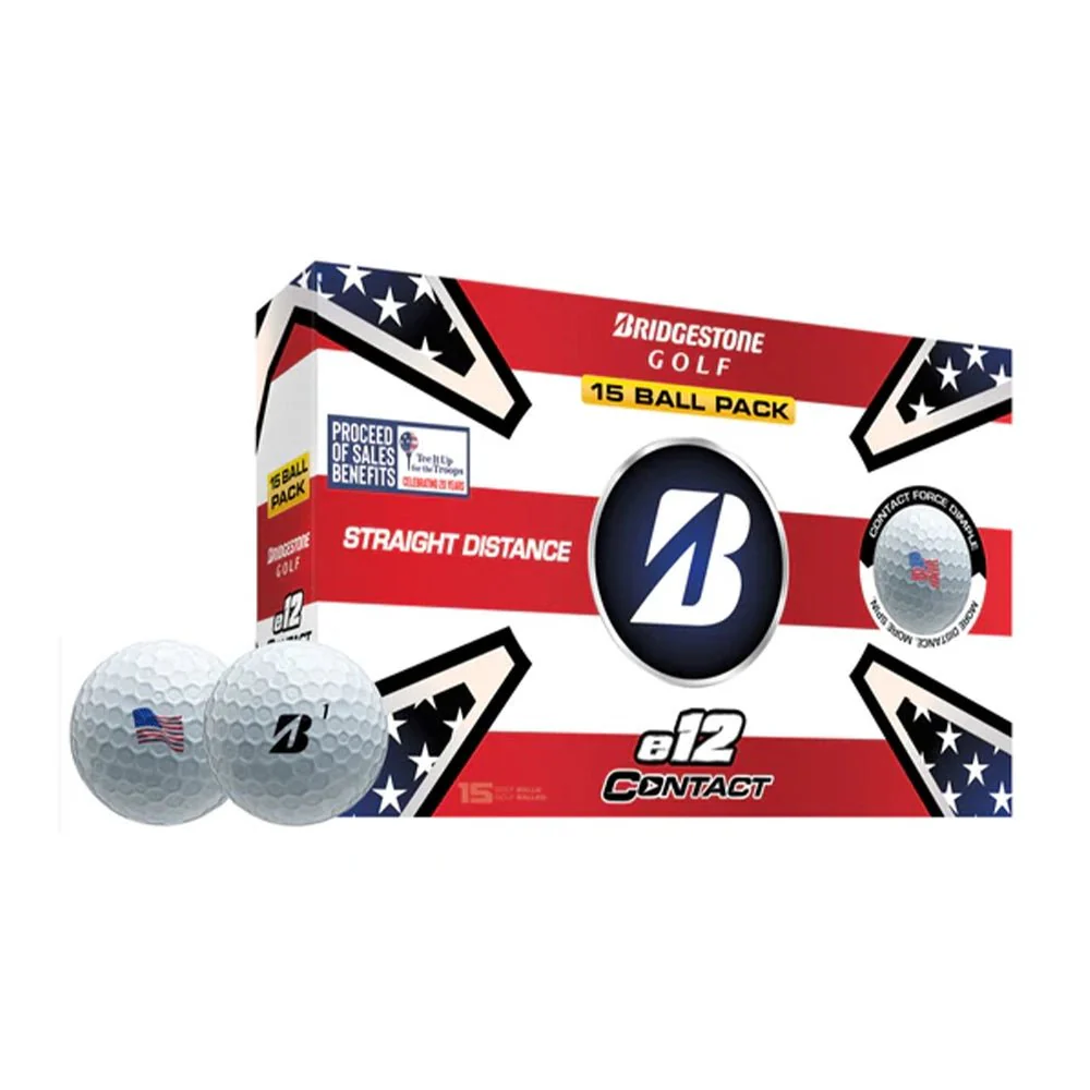 Bridgestone e12 Contact Patriot Golf Balls - 15 Pack - Image 4