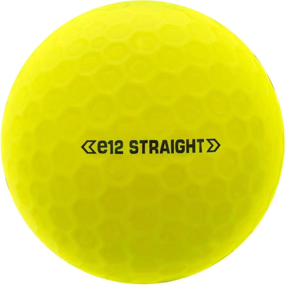 Bridgestone e12 Straight Golf Balls - Matte Yellow - Image 3