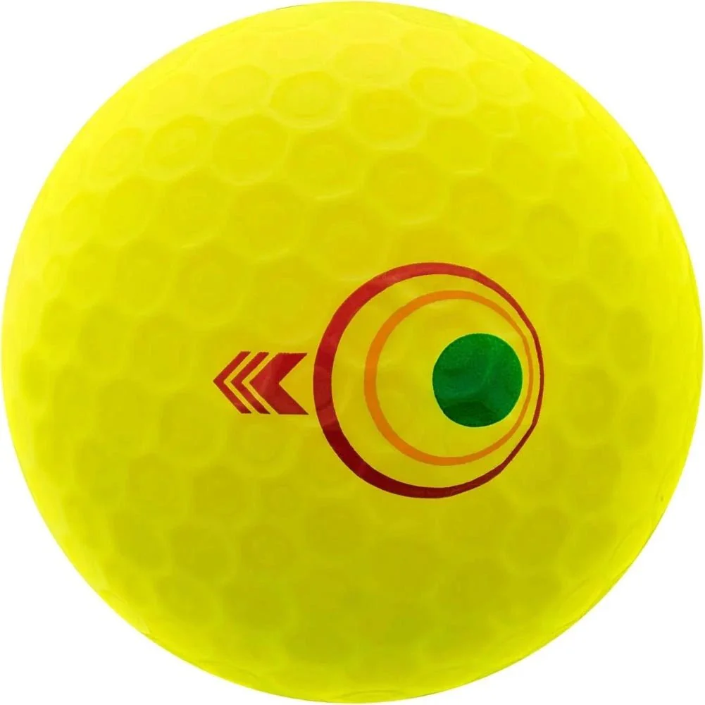 Bridgestone e12 Straight Golf Balls - Matte Yellow - Image 4