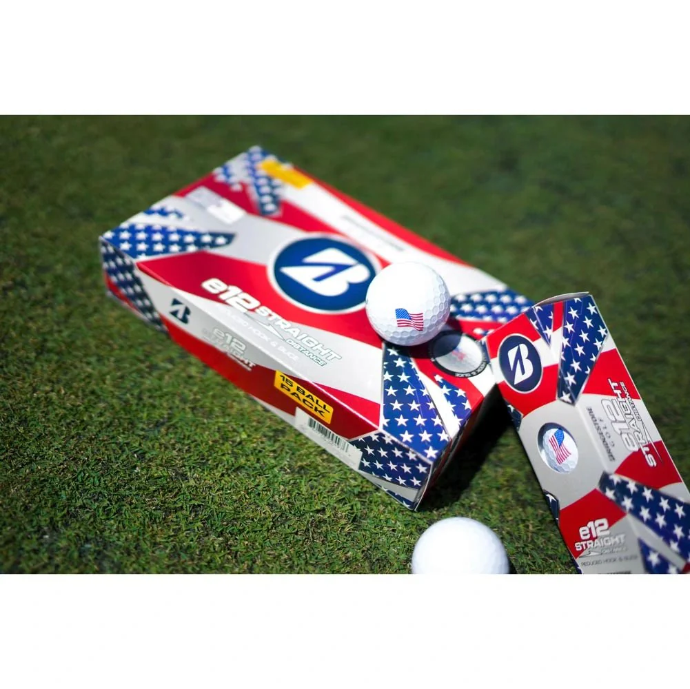 Bridgestone e12 Straight Golf Balls - Patriot Pack - Image 2