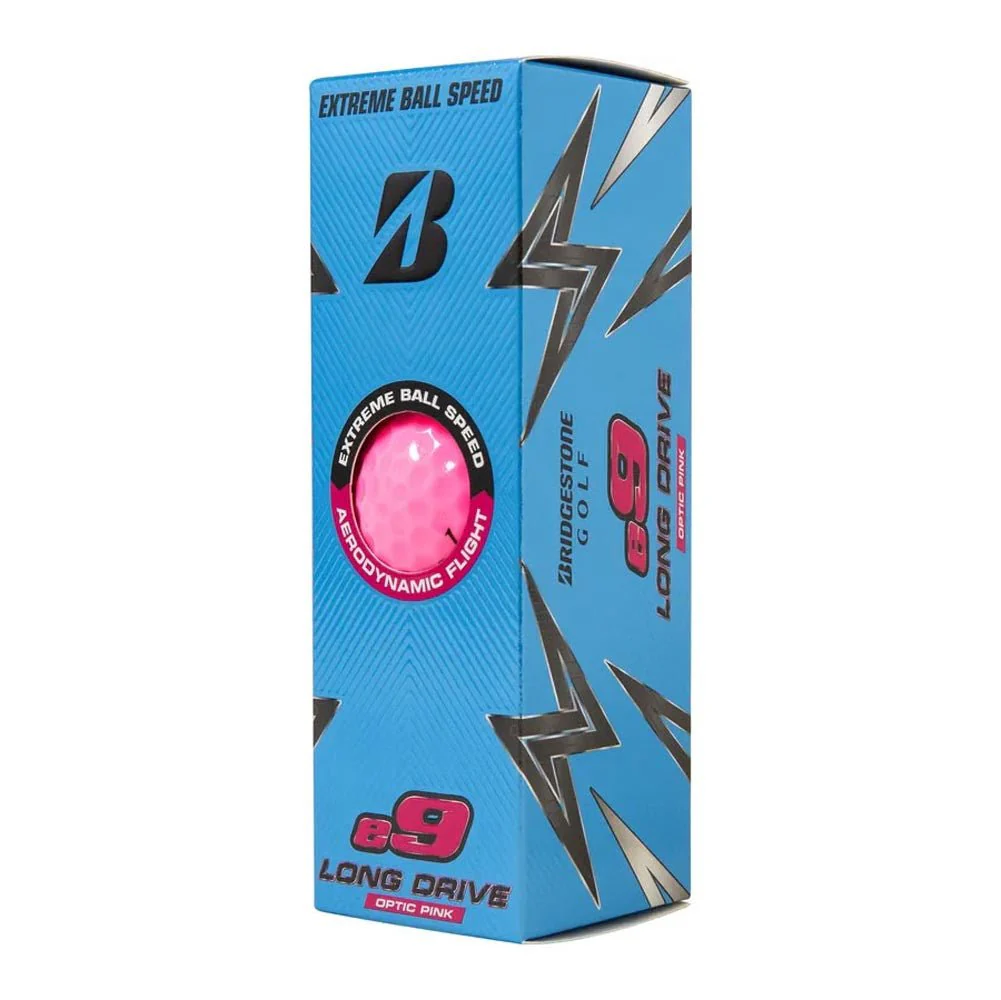 Bridgestone e9 Long Drive Golf Balls - Pink - 2023 - Image 4