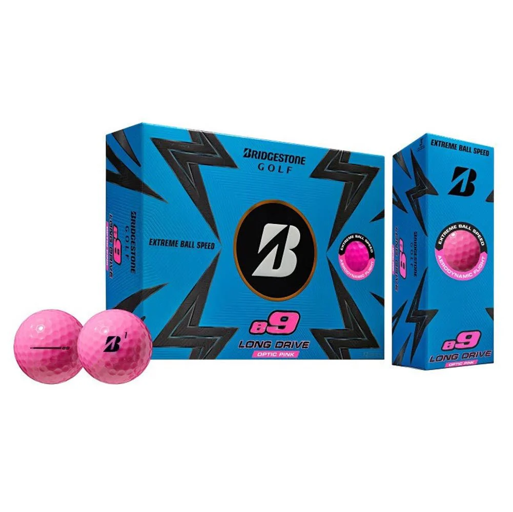 Bridgestone e9 Long Drive Golf Balls - Pink - 2023 - Image 5