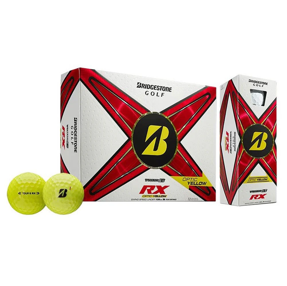 Bridgestone Tour B RX Golf Balls - Yellow - 2024 - Image 4