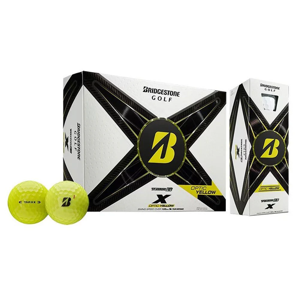 Bridgestone Tour B X Golf Balls - Yellow - 2024 - Image 4