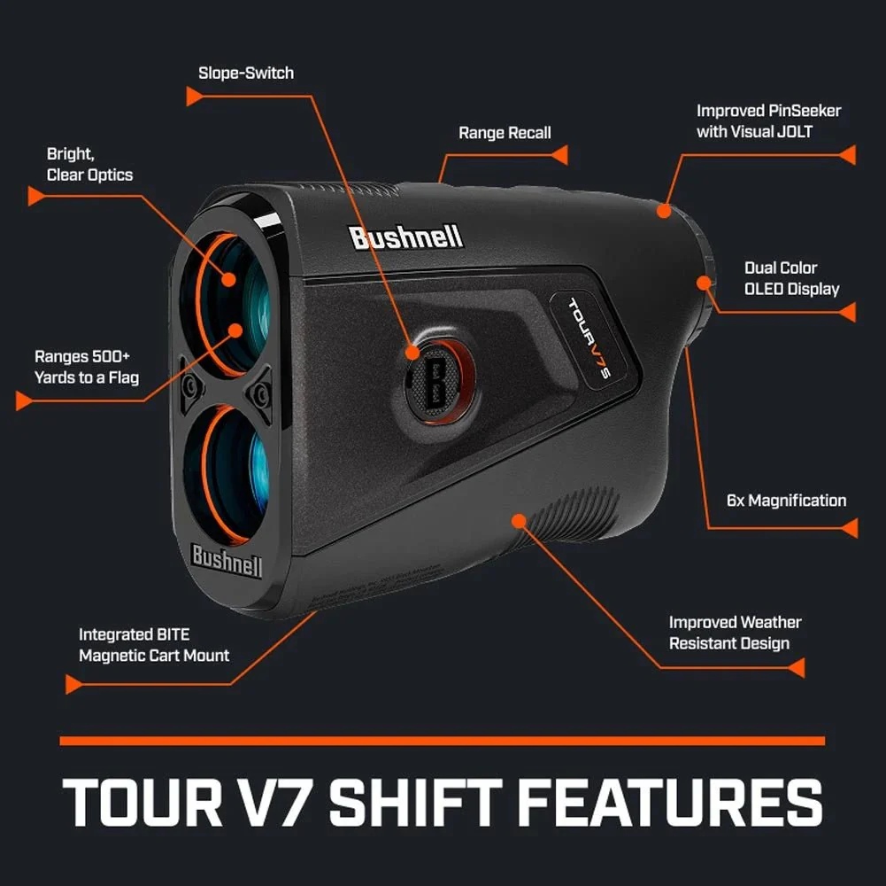 Bushnell Tour V7 Shift Laser Rangefinder Patriot Pack - Image 6
