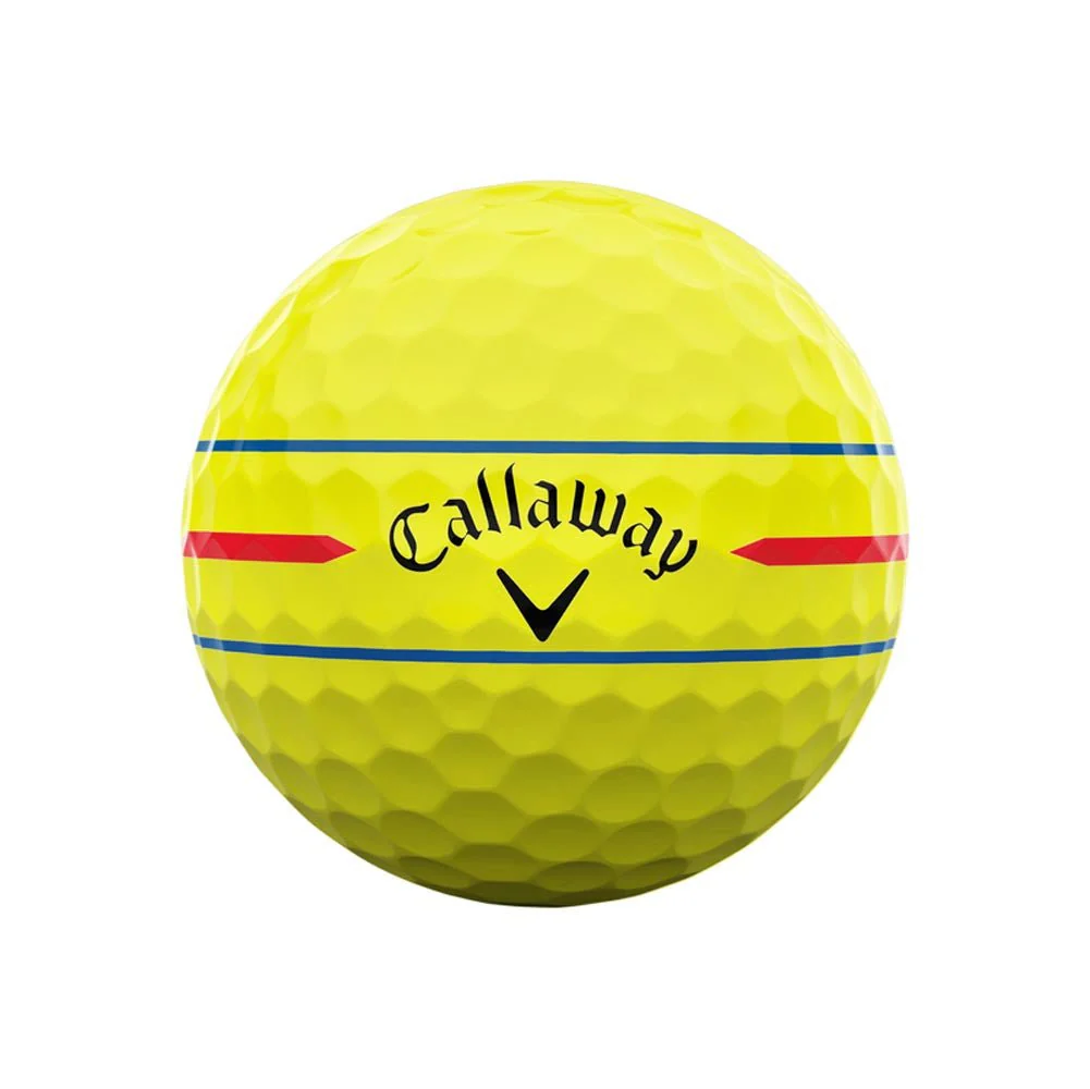 Callaway Chrome Soft 360 Triple Track Golf Balls - Yellow - 2024 - Image 3