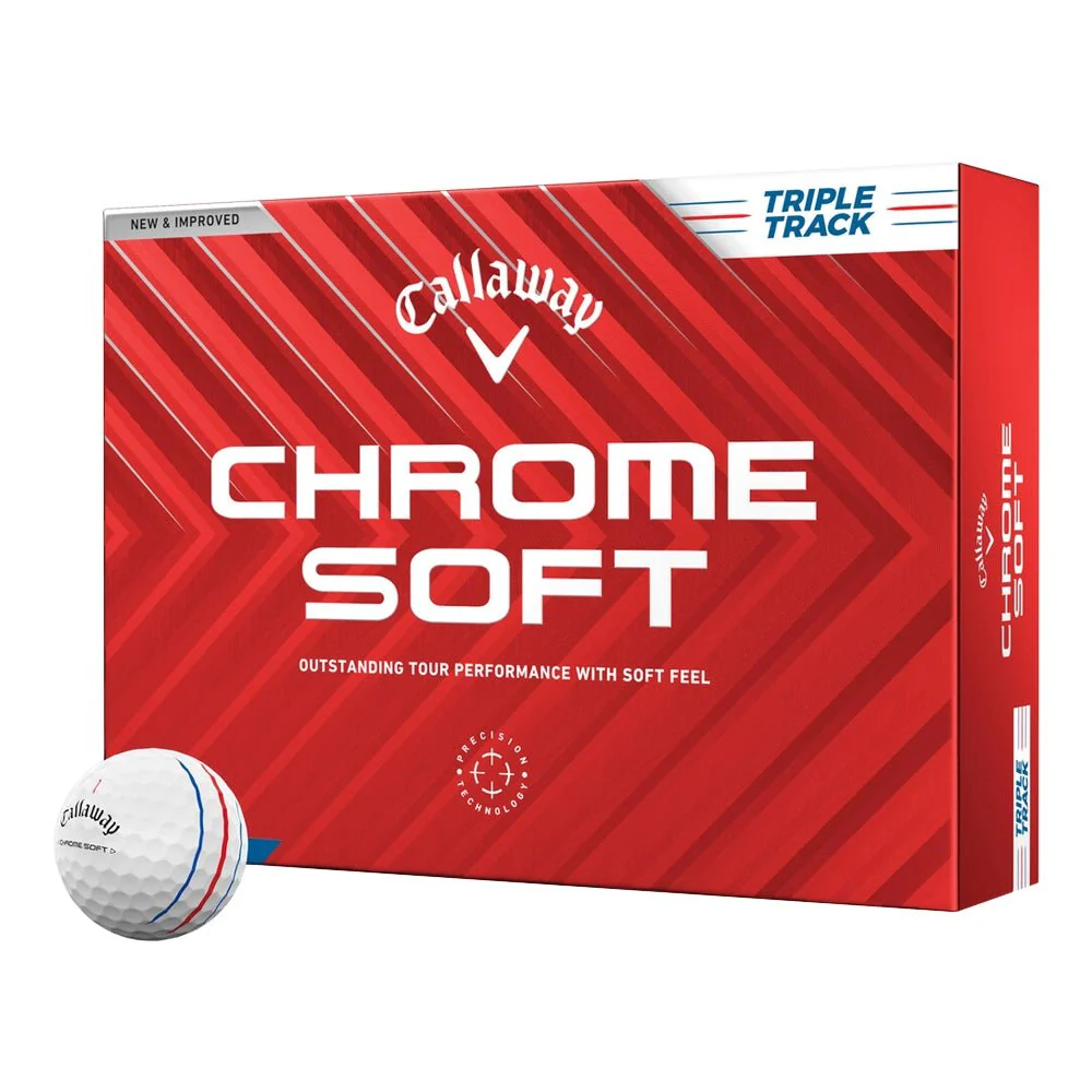 Callaway Chrome Soft Triple Track Golf Balls - 2024 - Holiday Double Dozen - Image 2