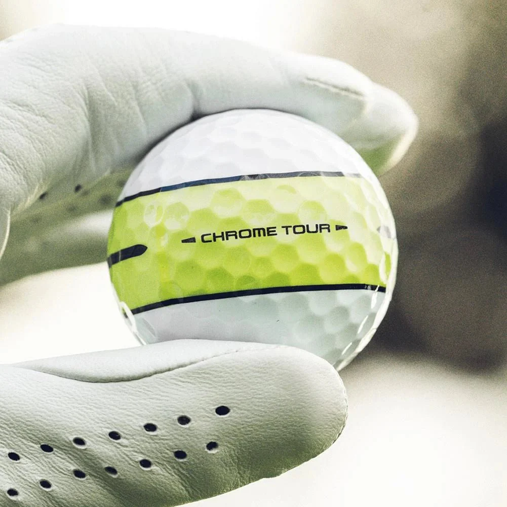 Callaway Chrome Tour 360 Stripe Golf Balls - Yellow - Image 5