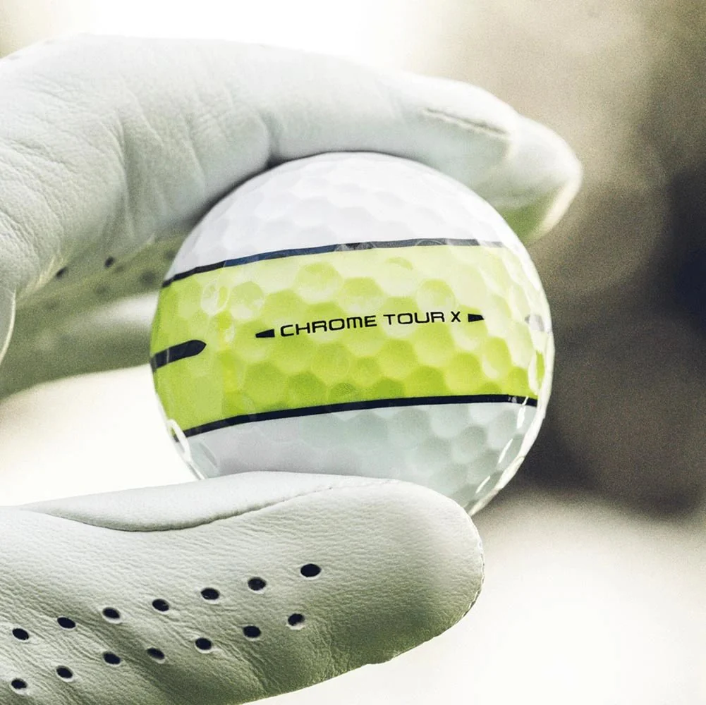 Callaway Chrome Tour X 360 Stripe Golf Balls - Yellow - Image 5