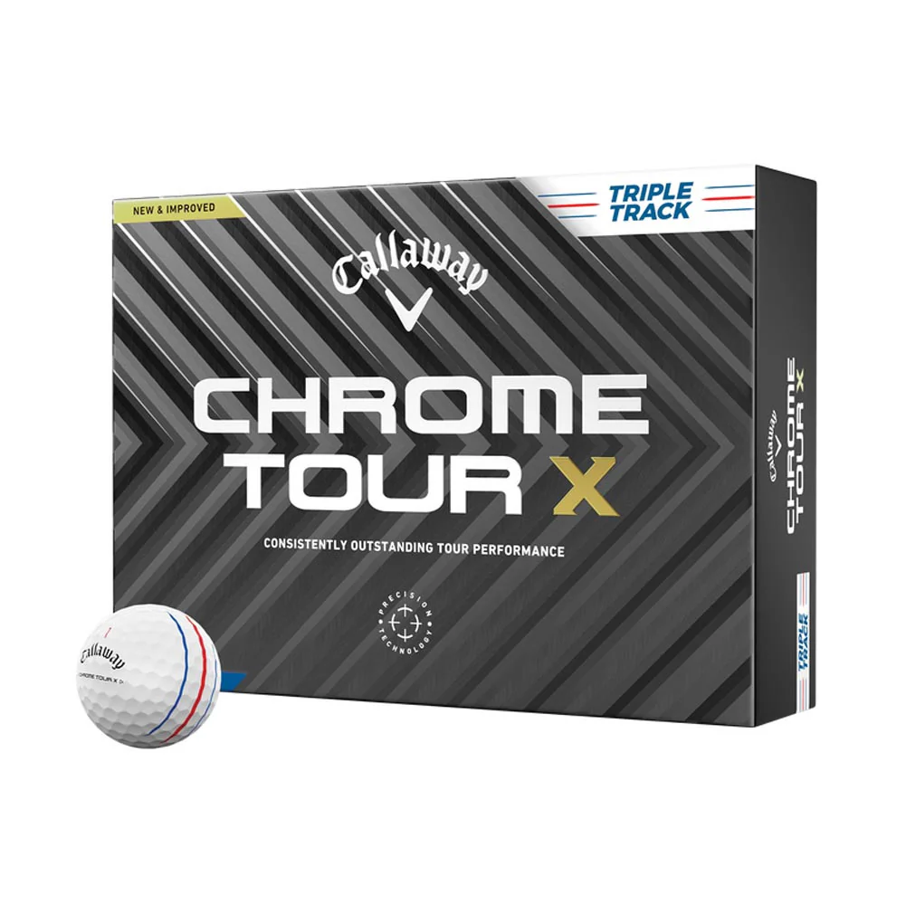 Callaway Chrome Tour X Triple Track Golf Balls - 2024