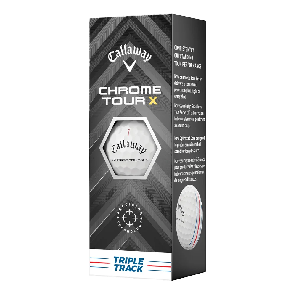 Callaway Chrome Tour X Triple Track Golf Balls - 2024 - Holiday Double Dozen - Image 5