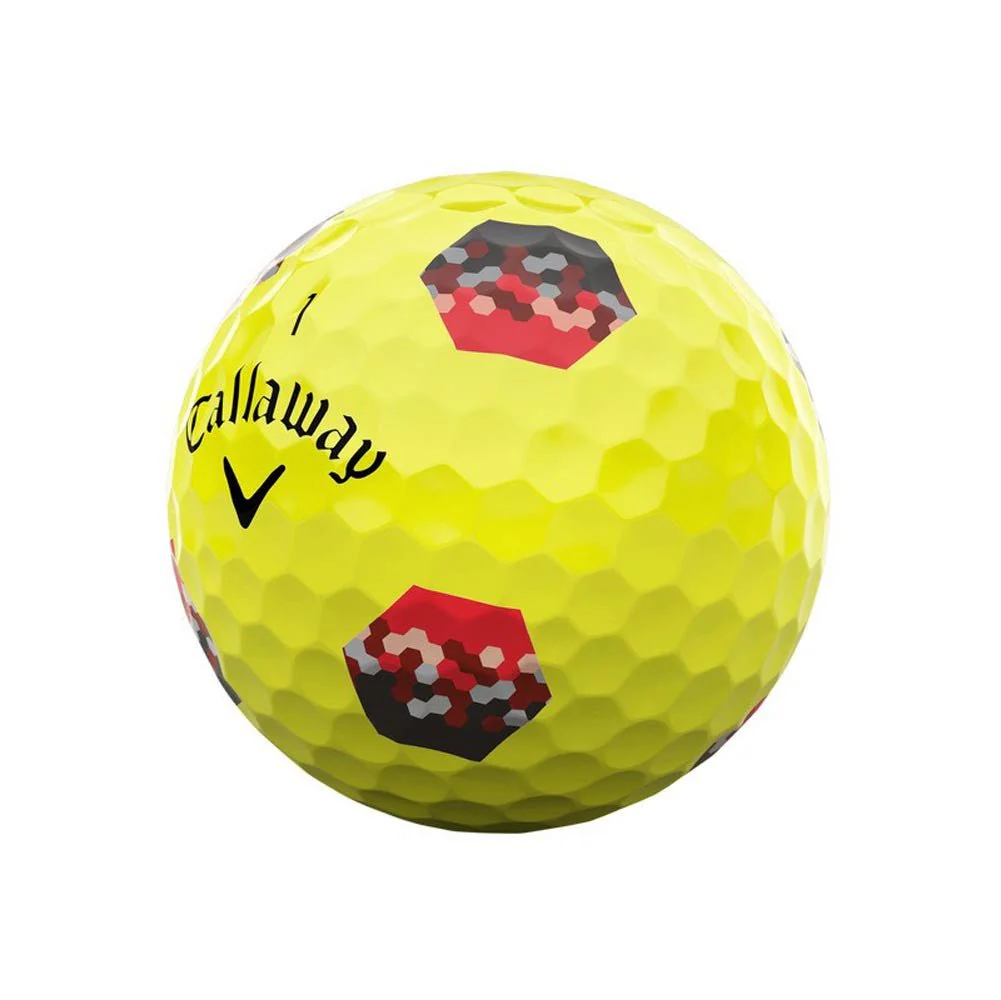 Callaway Chrome Tour X TruTrack Golf Balls - Yellow - 2024 - Image 2