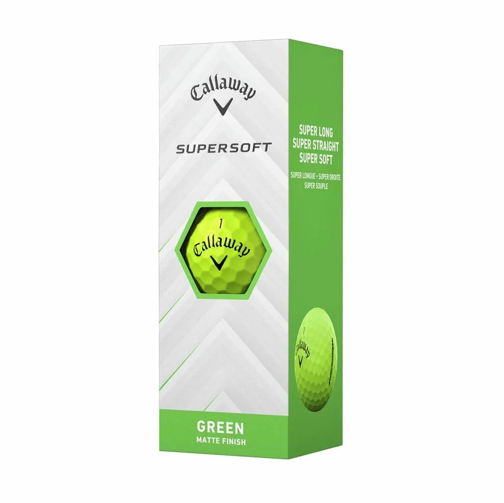 Callaway Supersoft Golf Balls - Matte Green - Image 4