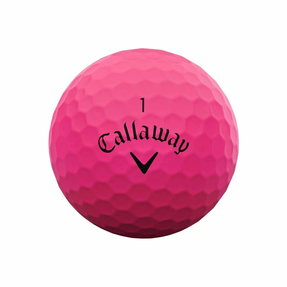 Callaway Supersoft Golf Balls - Matte Pink - Image 3