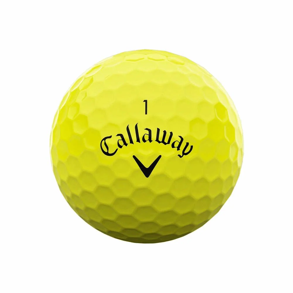 Callaway Supersoft Golf Balls - Yellow - Image 3