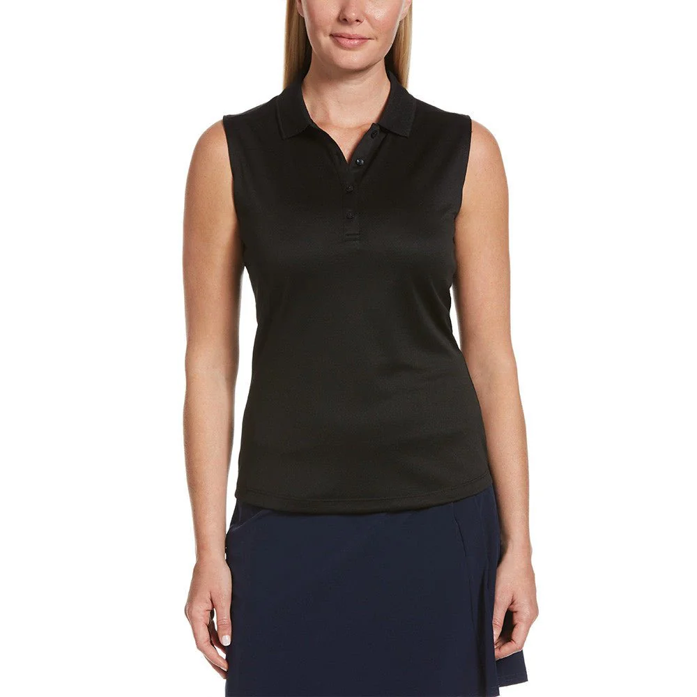 Callaway Women's Solid Knit Sleeveless Golf Polo - Image 2