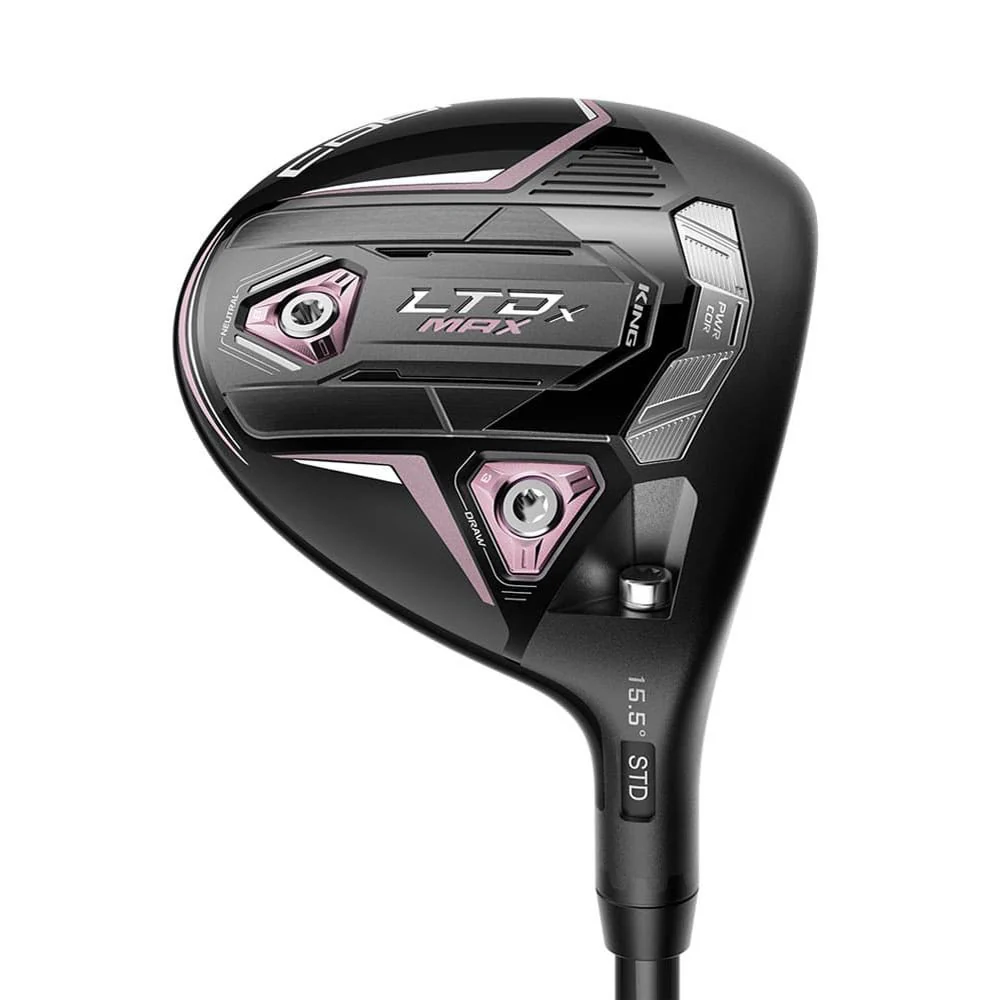 Cobra Women's LTDx MAX Fairway Wood (Right-Handed, Color Black Pink)