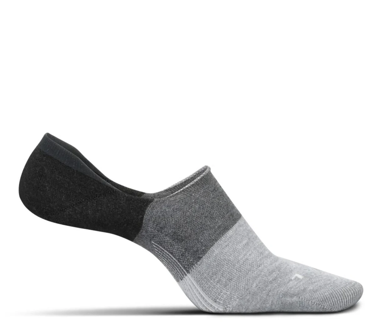 Feetures Everyday No Show Colorblock Golf Sock