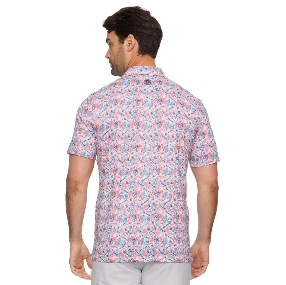 Flag & Anthem Concord Leaf Print Golf Polo - Image 2