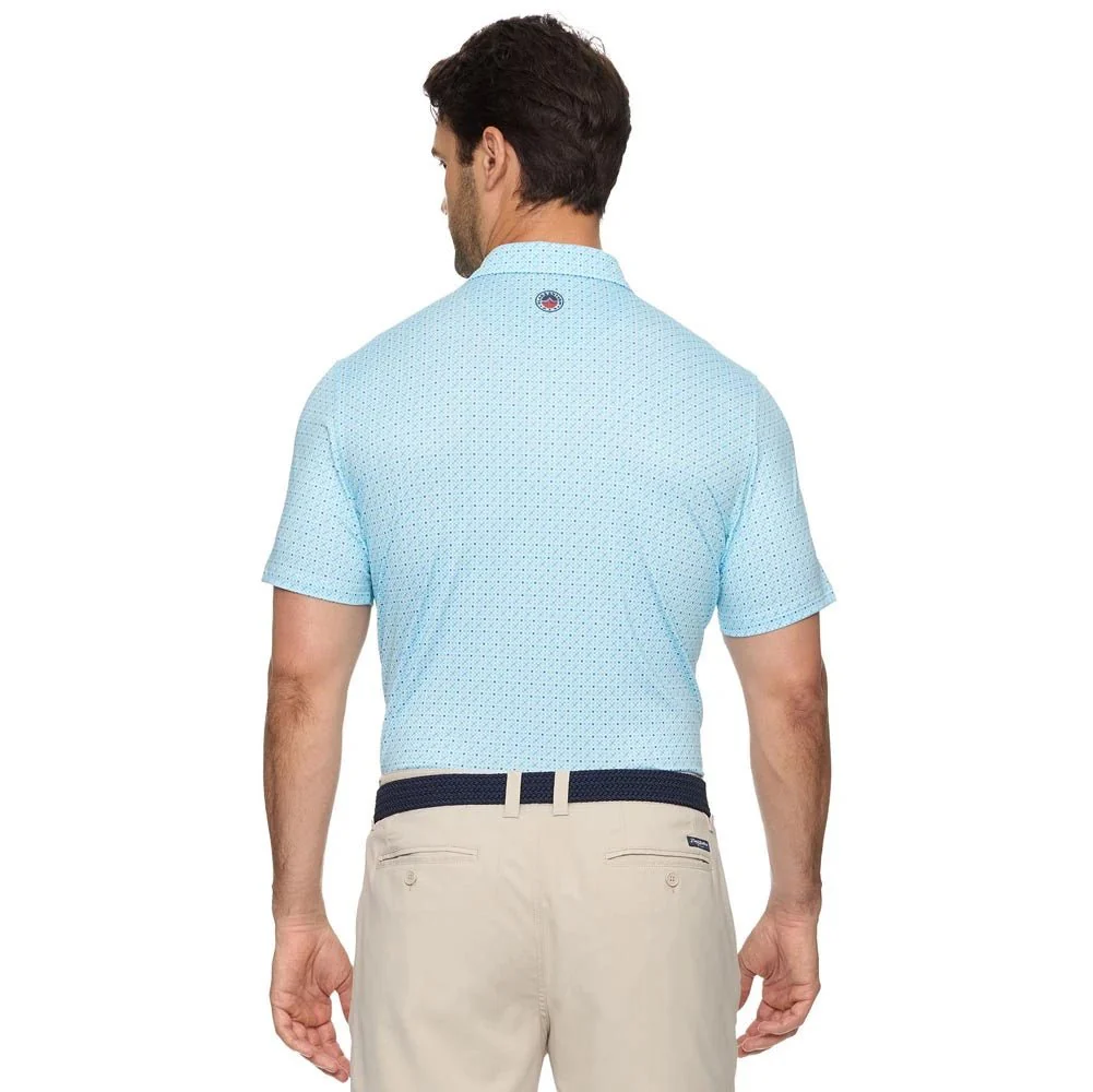 Flag & Anthem Emeryville Geo Print Golf Polo - Image 2