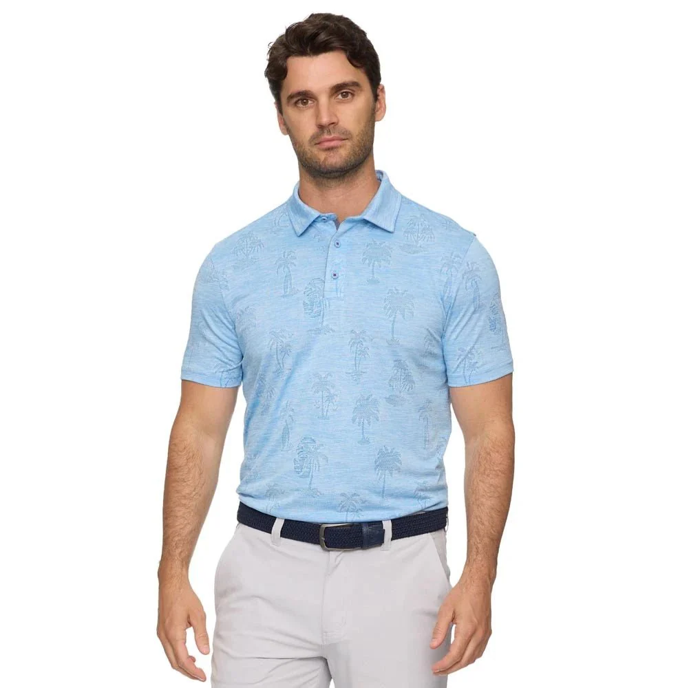 Flag & Anthem Southlake Palm Print Golf Polo