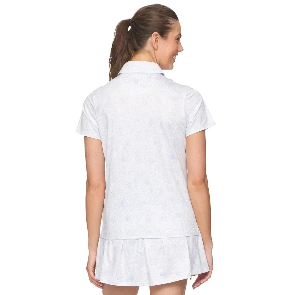 Flag & Anthem Women's Lovington Floral Print Performance Polo - Image 2