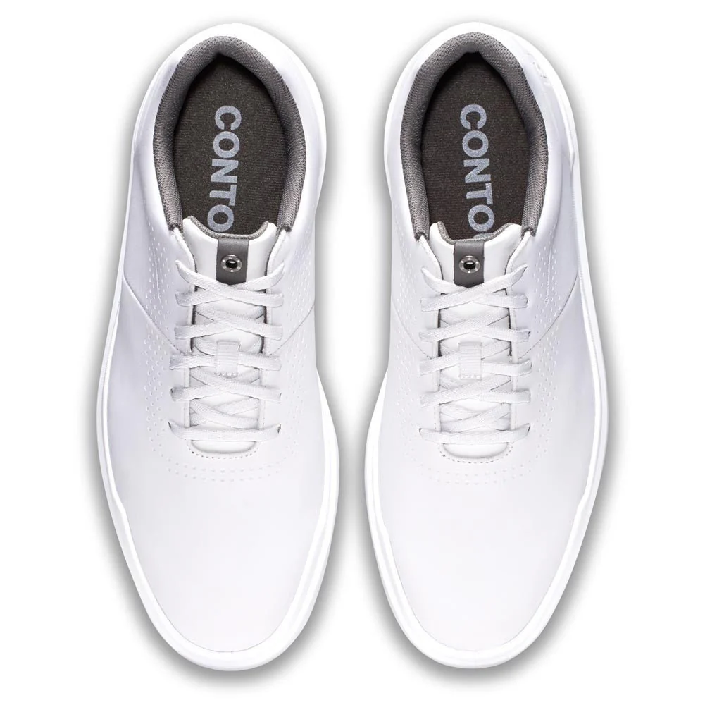 FootJoy Men's Contour Casual Golf Shoes - Previous Season Style ( Color: Cool White) - Image 2