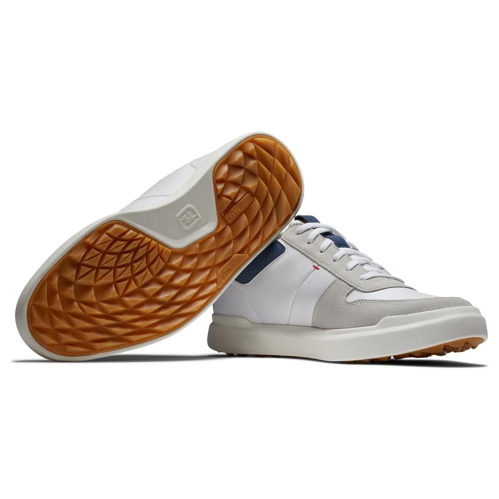 FootJoy Men's Contour Casual Golf Shoes ( Color: White Grey) - Image 5
