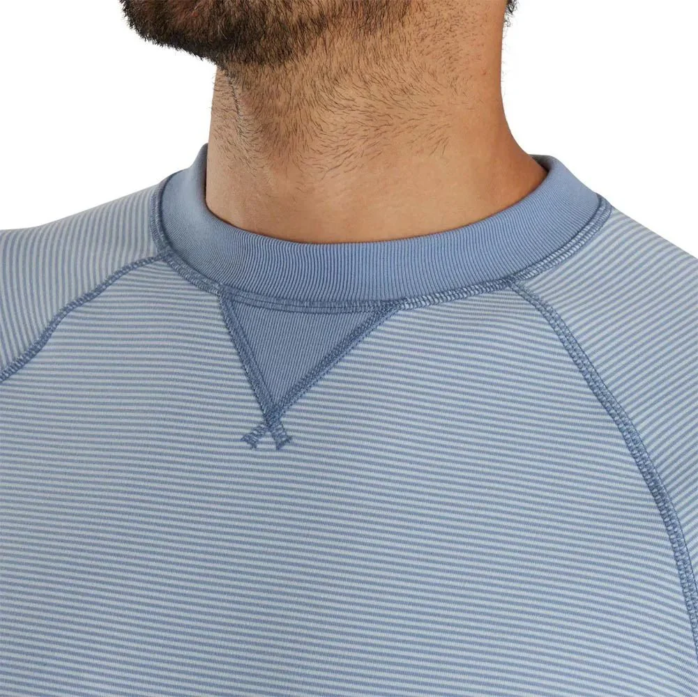 FootJoy drirelease French Terry Feeder Stripe Golf Crewneck - Previous Season Style - Image 3
