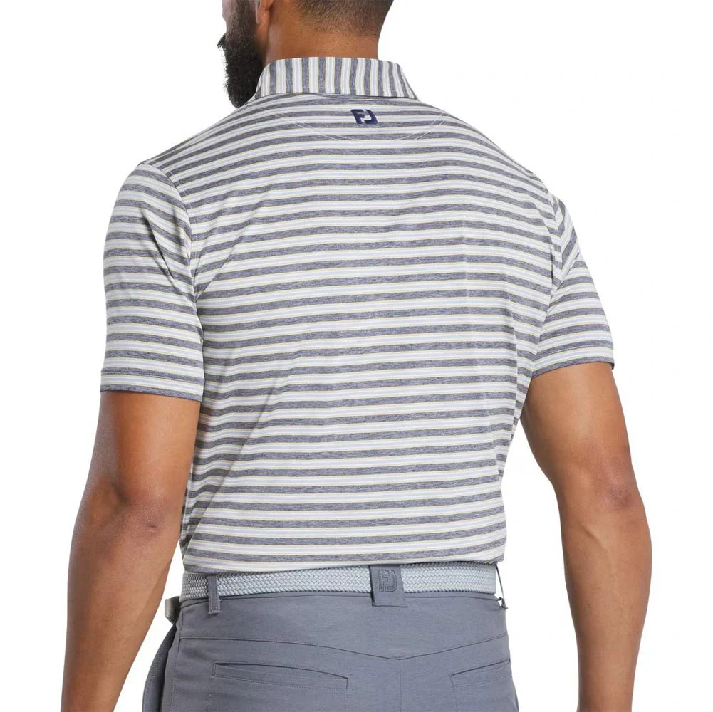 FootJoy Heather Stripe Golf Polo - Image 2